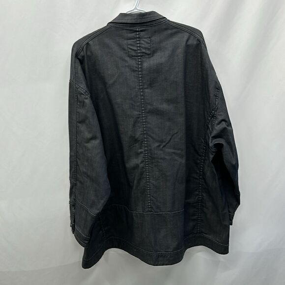 Men’s Black bull jeans vest sz 3X - Picture 5 of 6